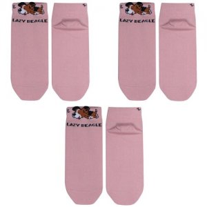 Носки 3 пары, размер 18-20, розовый Гамма. Цвет: розовый