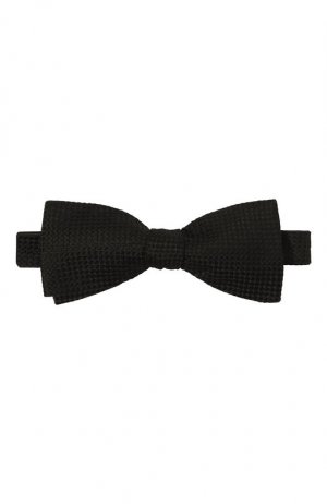 Шелковый галстук-бабочка Van Laack. Цвет: чёрный