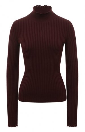 Шерстяной пуловер Chloé. Цвет: бордовый