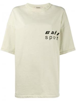Свободная футболка с логотипом Yeezy. Цвет: телесный