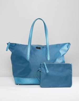 Дорожная сумка Pauls Boutique. Цвет: синий