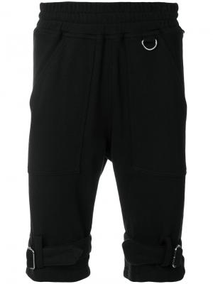 Спортивные шорты с лямками KTZ. Цвет: черный
