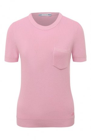 Хлопковый пуловер Jacob Cohen. Цвет: розовый