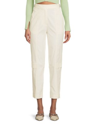 Укороченные брюки карго с поясом Elisa , цвет Natural White Jonathan Simkhai