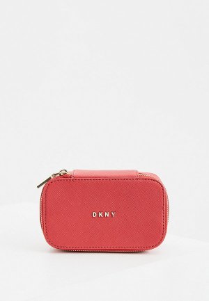 Косметичка DKNY для украшений. Цвет: бордовый