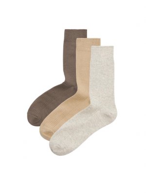 Комплект из 3 высоких мужских носков , коричневый Jack&Jones