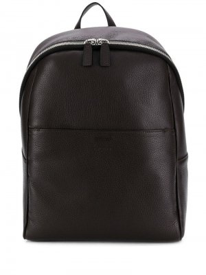 Фактурный рюкзак Canali. Цвет: коричневый