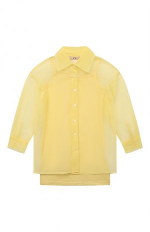 Платье-рубашка N21. Цвет: жёлтый