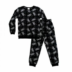 Пижама , размер 134, черный Андерсен. Цвет: черный