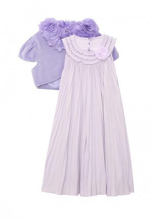 Платье Perlitta. Цвет: фиолетовый