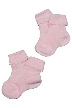 Носки 2 пары Brums. Цвет: розовый
