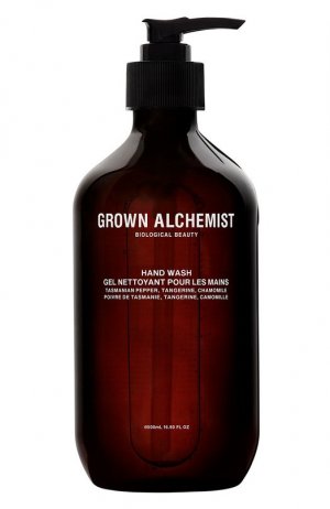 Жидкое мыло для рук «Тасманский перец, мандарин и ромашка» (500ml) Grown Alchemist. Цвет: бесцветный