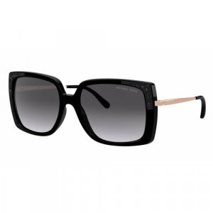 Солнцезащитные очки , серый, черный MICHAEL KORS. Цвет: черный/серый