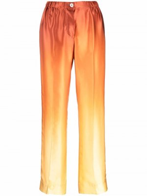 Etere gradient-effect silk trousers F.R.S For Restless Sleepers. Цвет: оранжевый