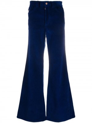 Расклешенные джинсы с нашивкой-логотипом Marc Jacobs. Цвет: синий