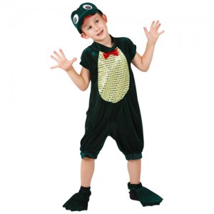 Карнавальный костюм детский Лягушонок (116) Elite CLASSIC. Цвет: зеленый