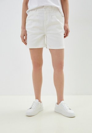 Шорты джинсовые Lacoste. Цвет: белый