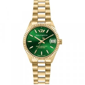 Наручные часы PHILIP WATCH R8253597591, зеленый, золотой. Цвет: зеленый/золотистый/зеленый-золотистый