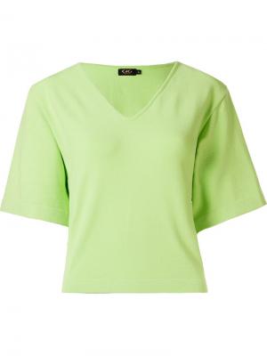 V-neck knit blouse Gig. Цвет: зелёный