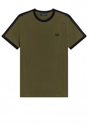 Футболка FRED PERRY. Цвет: зеленый