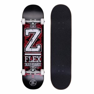 Скейтборд в сборе Z-flex Bold. Цвет: черный