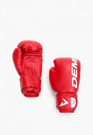 Перчатки боксерские Demix. Цвет: красный