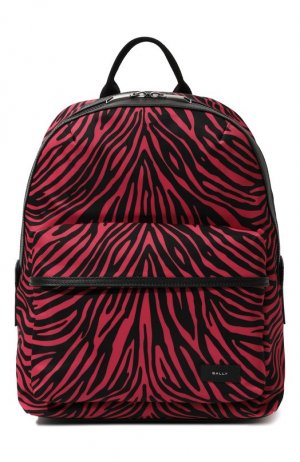 Текстильный рюкзак Zebra Crossing Bally. Цвет: розовый
