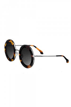 Солнцезащитные очки Jimi ручной работы в Италии , коричневый Bertha