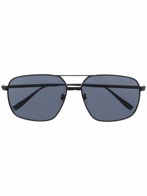 Солнцезащитные очки в квадратной оправе Dunhill. Цвет: черный