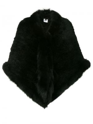 Многослойное пальто Alberto Makali. Цвет: черный