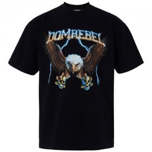 Хлопковая футболка STORM черный+принт m Dom Rebel