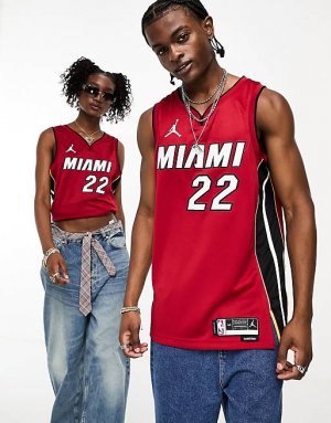 Красный жилет унисекс Nike Basketball NBA Miami Heat Jimmy Butler Swingman Unknown