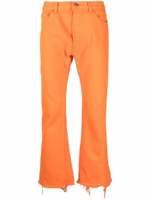 Logo-patch denim jeans GALLERY DEPT.. Цвет: оранжевый