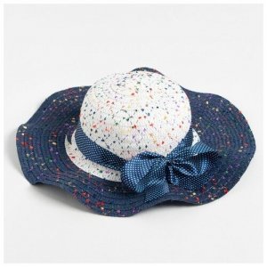 Шляпа женская, цвет темно-синий, размер 56-58 ELFRIO
