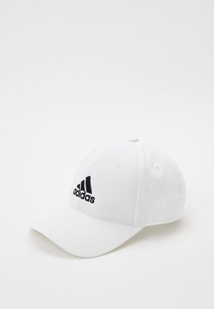 Бейсболка adidas BBALL CAP COT. Цвет: белый
