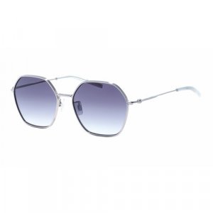 Солнцезащитные очки , серый, серебряный TOMMY HILFIGER. Цвет: серебристый/серый