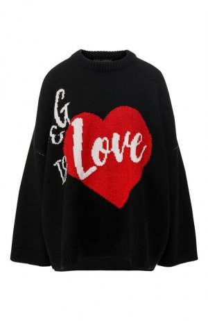 Кашемировый пуловер Dolce & Gabbana. Цвет: чёрный