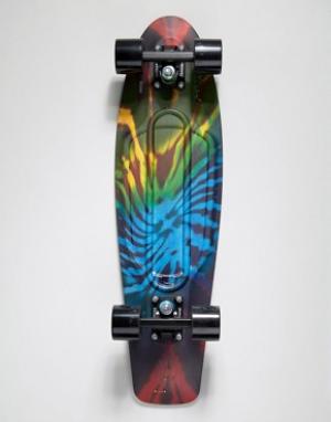 Скейтборд темного цвета Penny Skateboards. Цвет: черный