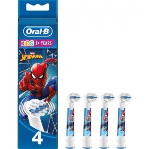 Сменные насадки для зубных щеток Marvel Spiderman, 4 шт. в упаковке Oral-B
