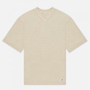 Женская футболка Classics Natural Dye Boxy бежевый, Размер S Reebok. Цвет: бежевый