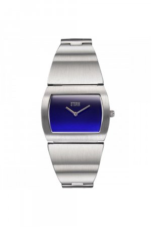 Модные аналоговые кварцевые часы Xis-X синего цвета из нержавеющей стали — 47506/b, синий Storm