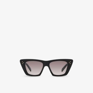 CL40187I солнцезащитные очки из ацетата в прямоугольной оправе Celine, черный CELINE