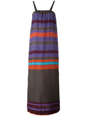 Длинное полосатое платье Lemlem. Цвет: многоцветный