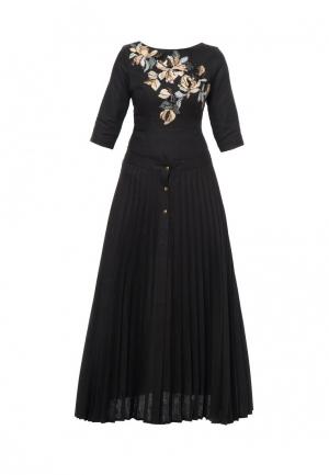 Платье Yukostyle. Цвет: черный
