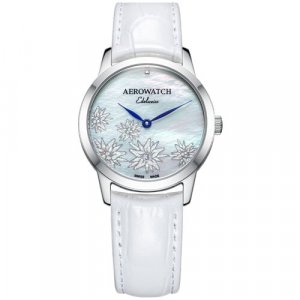 Наручные часы AEROWATCH 49978 AA12, белый, серебряный. Цвет: белый