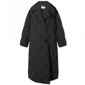 Нейлоновое пуховое пальто , черный Maison Margiela