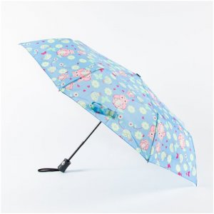 Мини-зонт , мультиколор Fine. Цвет: розовый/голубой/белый