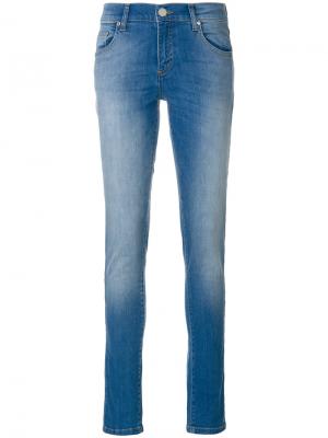 Расклешеленные джинсы скинни Versace Jeans. Цвет: синий