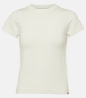 N°292 футболка из американского хлопка и кашемира , белый Extreme Cashmere