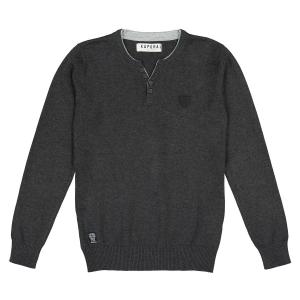 Пуловер, 10-16 лет KAPORAL. Цвет: темно-серый